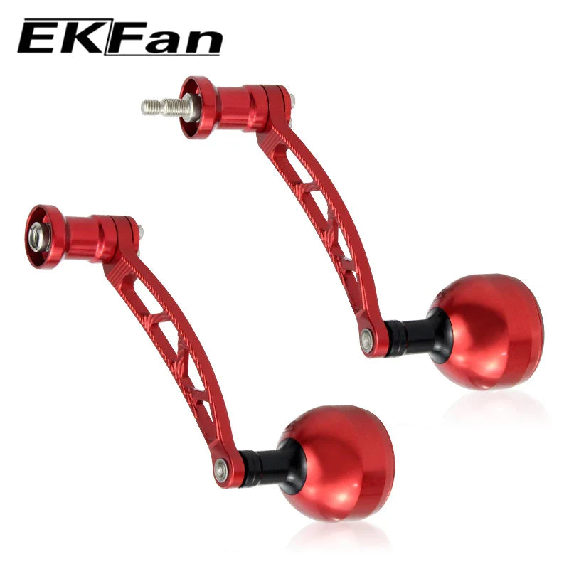 EKFAN CNC Alloy Alluminum Handle & Knob 83MM For SHI&DAI 1000-5000 Spinning Reel Handles Tackle Accessory