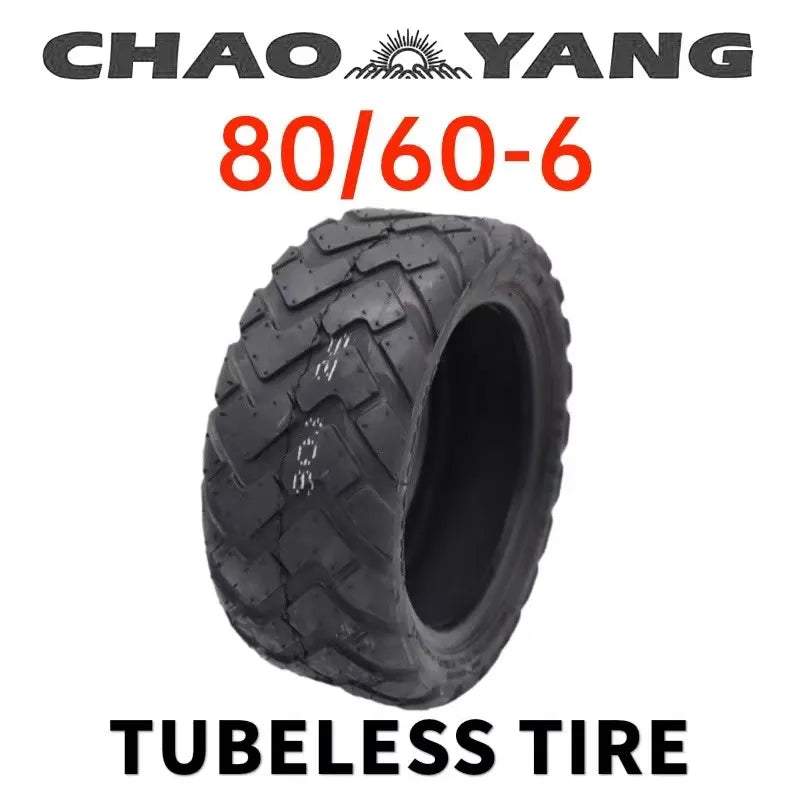 80/60-6 Tyre Wear-Resistant Off-Road Tubeless Tire for Curuss R10 FLJ C11/T11 Electric Scooter Pneumatic Wheels