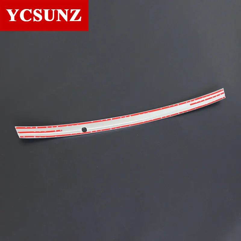 ABS Tail Gate Trim For Toyota Vios 2014 2015 2016 Car Accessories Exterior Parts Tailgate Covers For Toyota Vios 2016 YCSUNZ