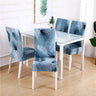 Dining Chair Cover Elastic Cheap Anti-dirty Slipcover Seat Chair Cover for Living Room Kitchen Wedding Banquet Party Removable