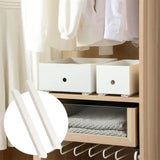 Set HIPS Basket Pull Rail Storage Rack Pullout Track Accessories For Kitchen Bedroom Office Slide Rail Furniture Hardware