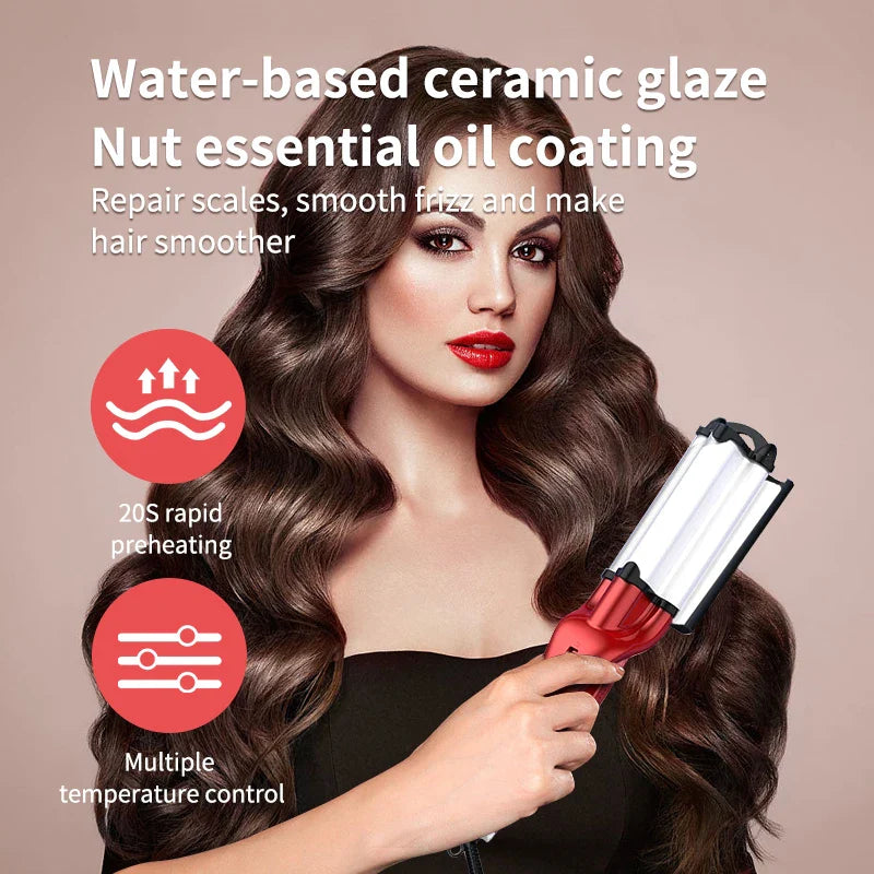 professional hair curler 28MM electric curling iron Intelligent power-off hair rollers fast heating hair styling appliances