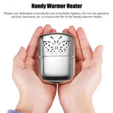 Portable Liquid Fuel Mini Hand Warmer Reusable Furnace Metal Alloy Compact Pocket Handy Winter Heater Burner For Outdoor