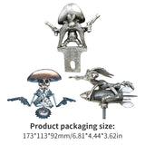 Skull/Gunner/Coyote Auto Accessories Shooter Hood Cover Decoration Vintage License Plate Topper Car Front Cover Hood Ornaments