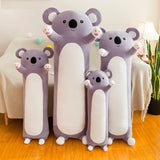 65~120cm Kawaii Koala Panda Long Plush Doll Stuffed Squishy Animals Sleeping Leg Pillow Release Pressure Kids Christmas Gift