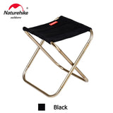 Naturehike Lightweight Outdoor Camping Chair Aluminium Folding Fishing Stool Collapsible Camping Seats Hiking Stool NH17Z012-L