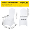 VEVOR 50 100Pcs Wedding Chair Covers Spandex Stretch Slipcover for Restaurant Banquet Hotel Dining Party Universal Chair Cover