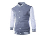 Jacket European Size Men's Stand Collar Baseball Shirt Jacket