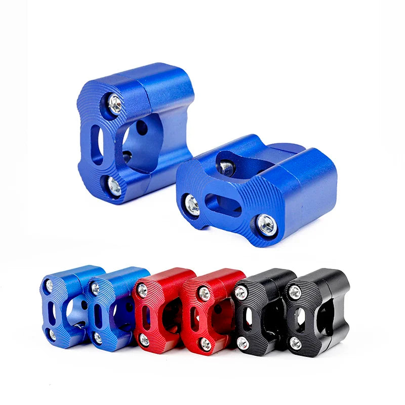 1 pair CNC 22mm 28mm Off road Motorcycle Bar Clamps Handlebar risers Adapter for 7/8" 1-1/8 Pit Dirt motorbike