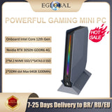 Eglobal 13th Gen Gaming Mini PC i9 13900H i7 12700H Nvidia RTX 3050 8G Mini Gamer Computer Barebone System Desktop PCIE4.0 WiFi6