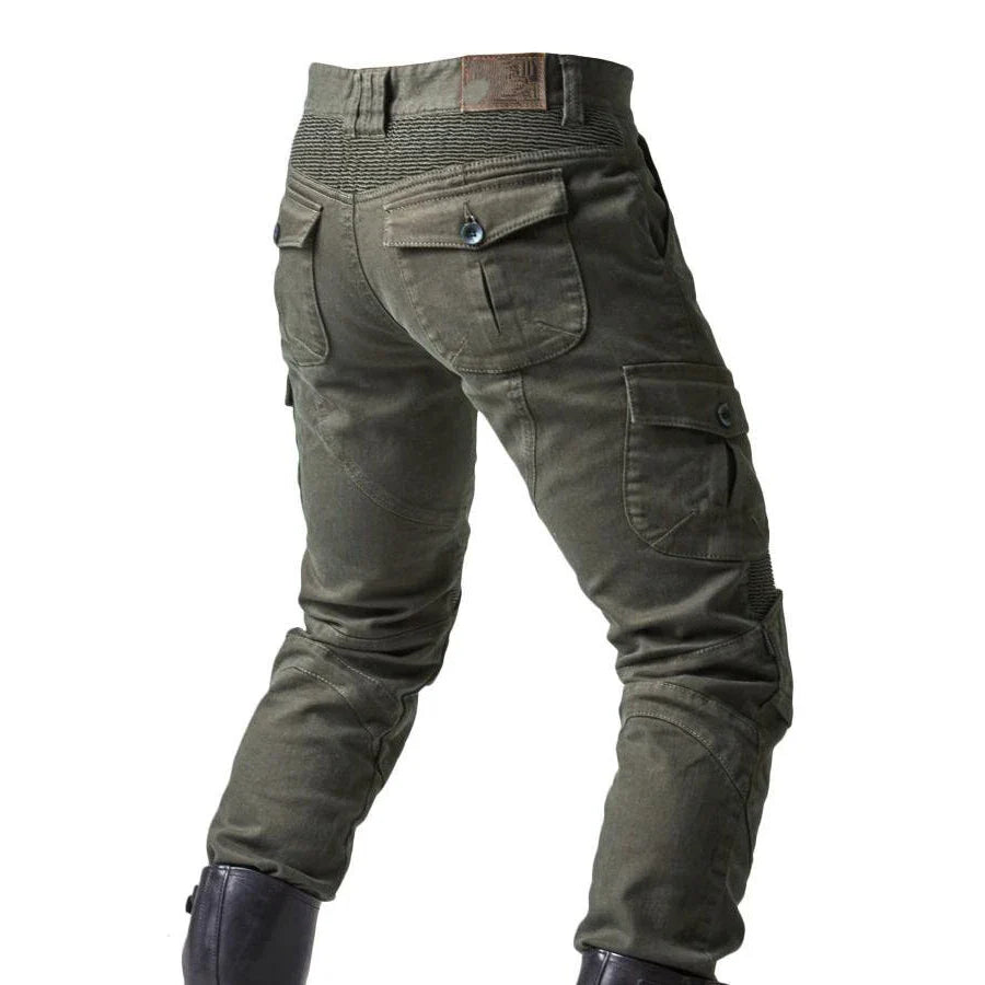 2024 New Motorcycle Black Men Jeans Upgrade Extension Protector Detachable Racing Road Rider Four Seasons Casual Fashion Pants