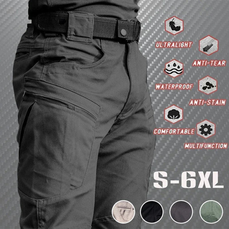 New Affairs Tactical Cargo Pants Men Summer Outdoor Waterproof Breathable Trousers Travel On Foot Casual Quick Dry Trousers