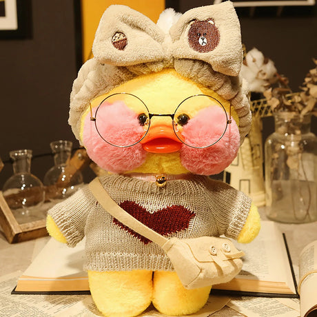 Cartoon Cute Duck Plush Toy Soft Stuffed Dolls Pillow Decor Mimi Duck Ornament Animals Toys Birthday Gift For Kids Girls