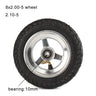 8x2.00-5 tubeless wheel DIY 8*2.00-5 vacuum wheel with alloy hub for KUGOO S1 S3 Electric Adult Scooter