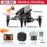 XD1 PRO Mini Drone 60g Weight Dual Camera Optical Flow Dron FPV Aerial Photography Foldable Quadcopter for Kids Toys RC Aircraft