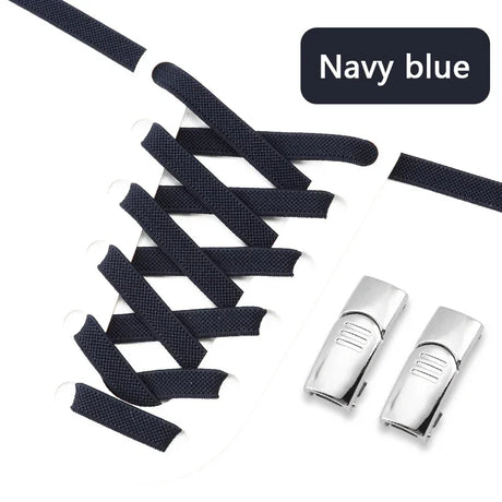 New Magnetic Lock Shoelaces Without Ties Flat Elastic Laces Sneakers Boots No Tie Shoelace Rubber Bands for Shoes Accessories