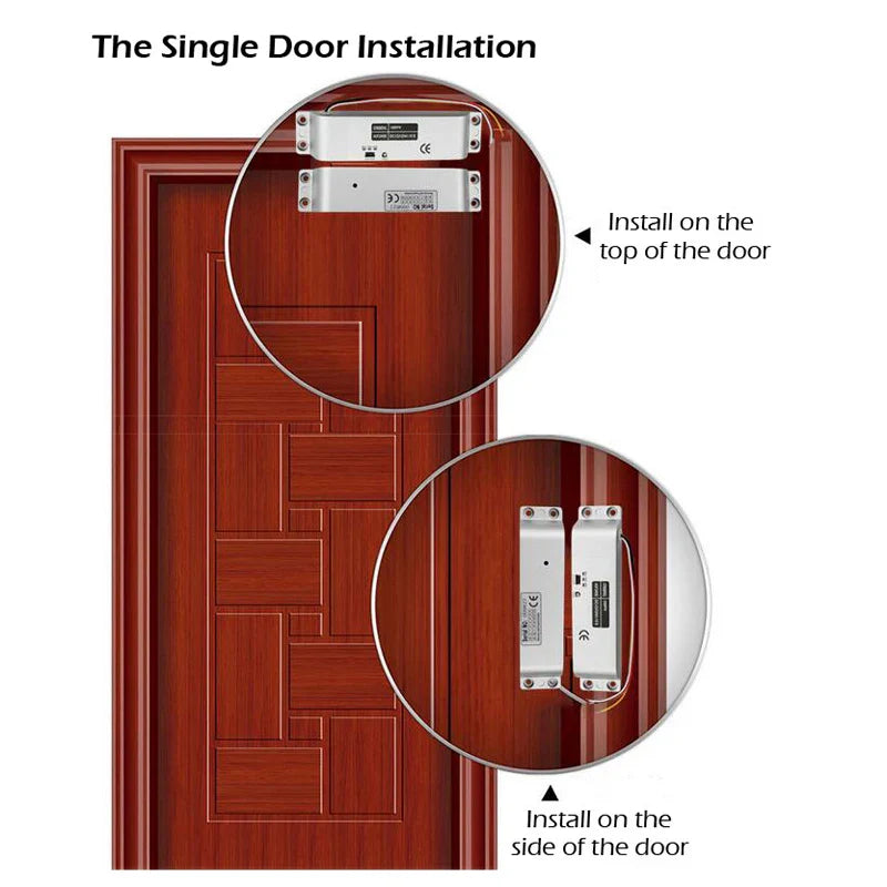 Electric Drop Bolt Lock Fail Safe Fail Secure Mode DC12V with Adjustable Time Delay for Access Control Electronic Mortise Locks