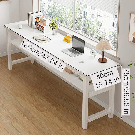 Desk Student Study Double Home Table Rectangular Simple Rental House Computer Table Narrow Wall Long Table