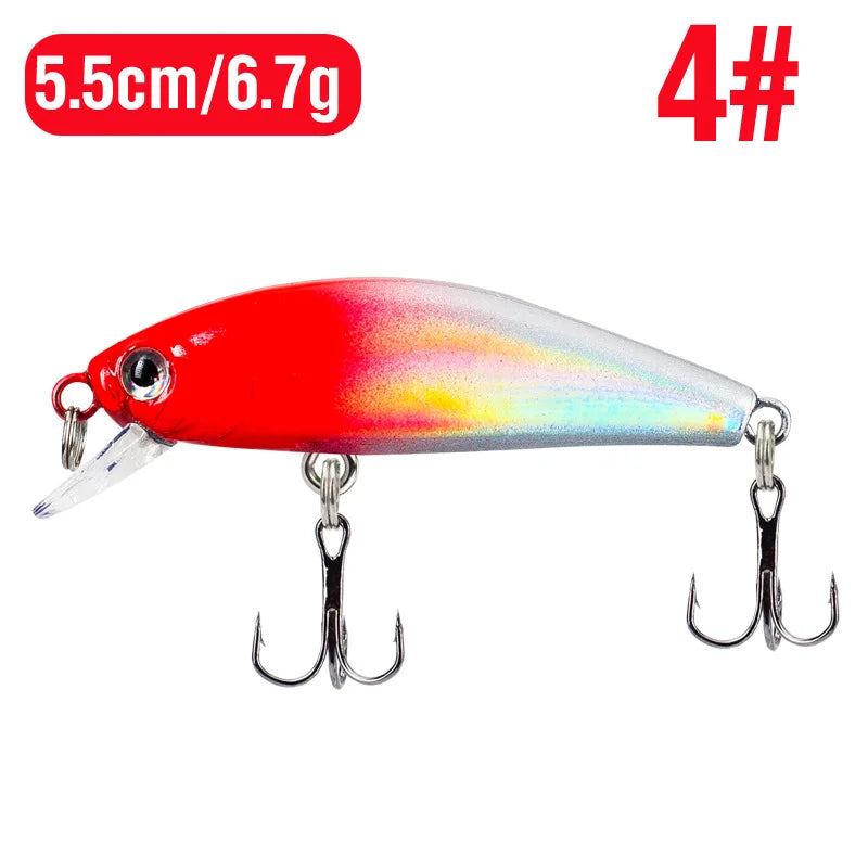 Fishing Tackle Bionic Submerged Crankbait Fishing Gear Fishing Lures Fishing Bait Fishhook 3d Eyes Artificial Hard Baits Fishing