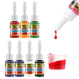 STIGMA 7 Colors 5ML/Bottle Professional Tattoo Pigment Ink Body Paint Pigment Semi-permanent Makeup Tattoo Ink Supplies