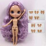 ICY DBS Blyth Doll 1/6 bjd toy joint body tan skin doll 30cm shiny face for DIY custom doll