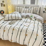 High-quality Home Pure Cotton Bedding Set 100% Cotton Skin-friendly Queen Duvet Cover Set with Sheets Comforter Cover Pillowcase