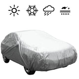 M Car Cover Waterproof Snowproof and UV Proof Universal Car Cover for Outdoor Indoor Breathable Auto Cover Full Car Car Shield