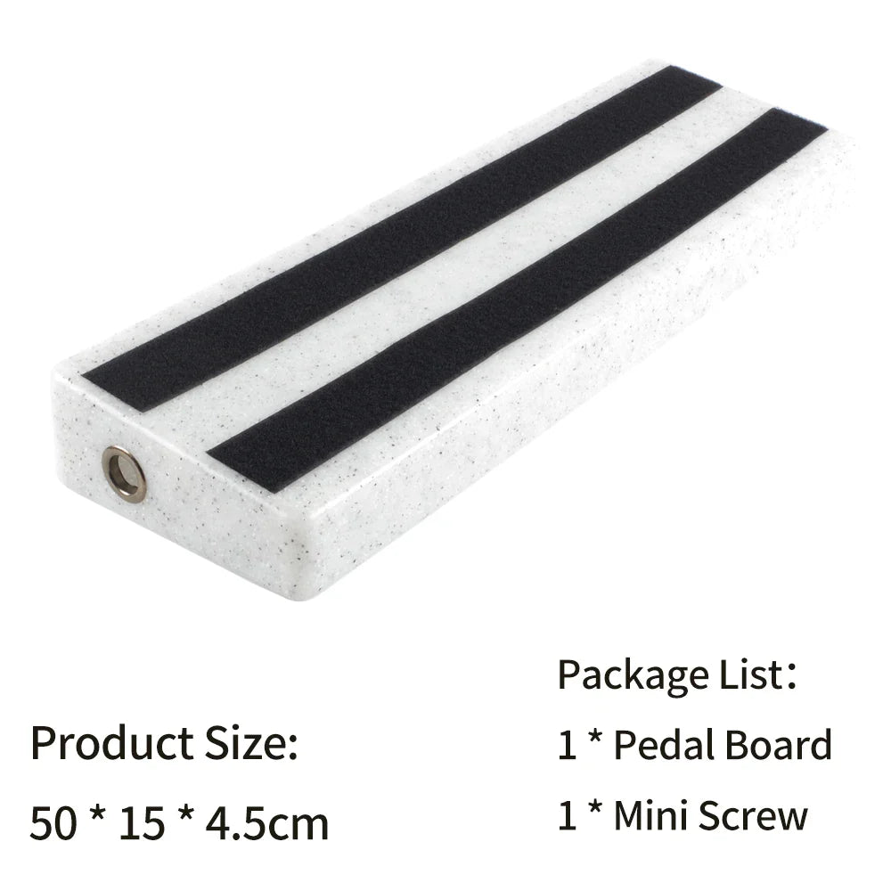 Guitar Pedal Board Rockhouse Guitar Effects Pedal Board Sturdy PE Plastic Guitar Pedalboard Case Guitar Pedal Guitar Accessories