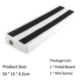 Guitar Pedal Board Rockhouse Guitar Effects Pedal Board Sturdy PE Plastic Guitar Pedalboard Case Guitar Pedal Guitar Accessories