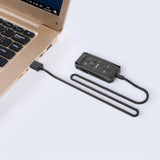 External USB Sound Card 7.1 Channel 3D Audio Adapter 3.5mm Gaming Headsets Earphones Replacement for PC Desktop Notebook