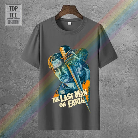 The Last Man On Earth Vincent Price T-Shirt Men T Shirt Men New Arrival Short T-Shirt Cool T-Shirts Plain T Shirt Vintage Tshirt