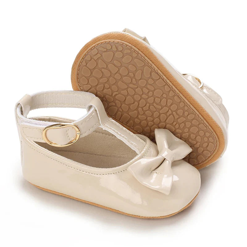 Cute White Lace Baby Girl Princess shoes  Baby Moccasins Moccs Shoes Bow Fringe Rubber Soled Non-slip Footwear Crib Shoes