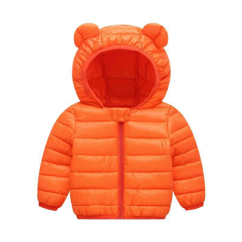 Better versatile Winter jacket boys and girls sweet cartoon print hooded warm coat 0-7 year old Bebe fashion children's clothing