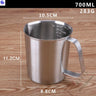 Cup Polishing 500ml Metal 2000ml 5 Sizes 1500ml Measuring Cups Jugs Coffeeware Teaware New Product