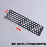 800/1020/2200holes Stainless Steel Ruler For Diamond Painting Embroidery Accessories DIY Drawing Ruler Blank Round Square Drills