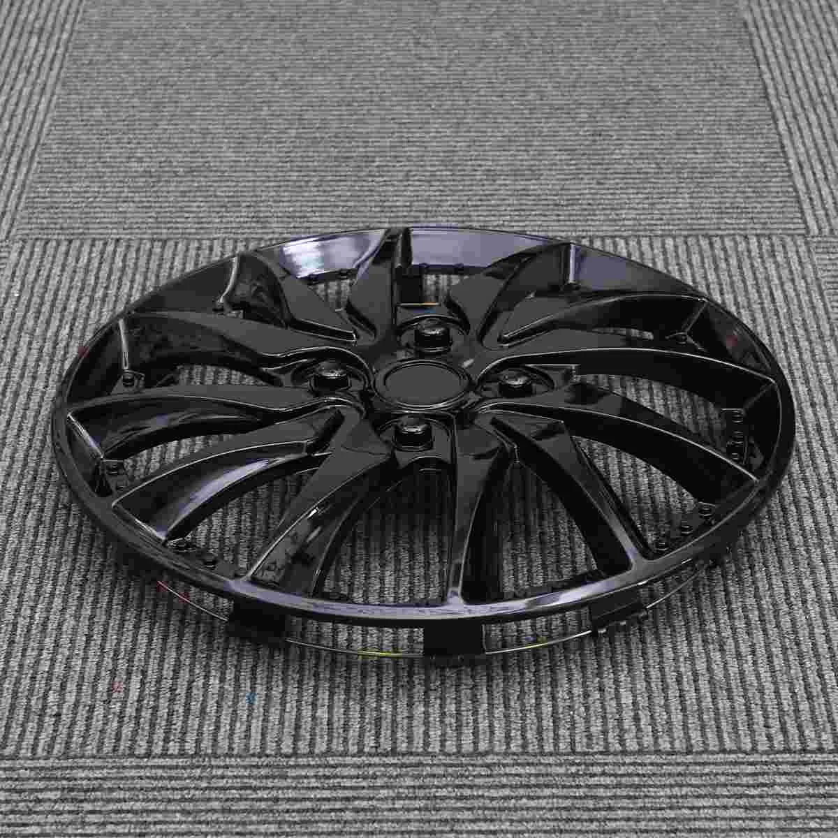 Hubcaps Wheel Covers 14 Inch Hub Caps Wheels Rim Cover for Car Auto Vehicle Tire Parts Replacement Accessories Black