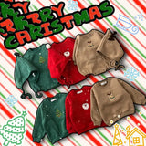 MILANCEL Christmas Baby Clothes Infant Bodysuit With Hat Fleece Warm One Piece