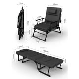 Multifunctional Folding Beds Office Lunch Break Bed Sofa Chair Dual Purpose Home Simple Portable Hospital Escort Camping Bed Z