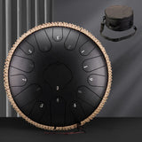 Hluru 15 Notes Glucophone Steel Tongue Drum 13 14 Inch 15 Notes Ethereal Drum Yoga Meditation Percussion Musical Instruments