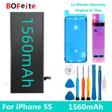 Original 0 Cycle Replacement Bateria for IPhone 6 6S 7 8 Plus X XR XS Max 11 12 MINI 13 14 Pro Max Mobile Phone Battery