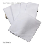 5Pcs/lot Solid lace cotton Lady Handkerchiefs Women girl Handkerchief Children saliva Towel For Birthday Party Christmas gift