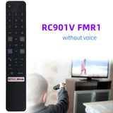 For TCL Android 4K LED Smart TV RC901V FMR1 No Voice Remote Control 43P725 65C728 50P728 L32S525 65C828