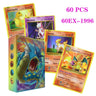 1996 Gen1 Pokemon First Edition English 60pcs Cards Vmax Charizard Pikachu Rare Classic Collection Battle Game Cards Toys Gifts