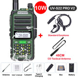 Baofeng UV S22 PRO V2 IP68 Walkie Talkie Waterproof Dual Band 136-174/400-520MHz Ham Radio Upgraded Of UV9R UV5R Pro 50KM Range