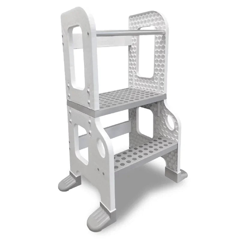 CORE PACIFIC Kitchen Buddy 2-in-1 Stool for Ages 1-3 safe up to 100 lbs. step stool  ladder