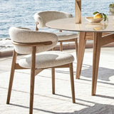 Nordic Dining Chairs  Fashionable  Simple   Cloth  Art Dining Bench Hotel  Light Luxury Home Kitchen with Backrest Soft Stool