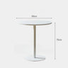 Living Room White Coffee Table Round Dining Metal Small Coffee Tables Designer Minimalist Mesa Nordic Modern Garden Furniture