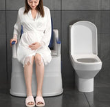 Movable Toilet Seat Chair Adult Commode For Elderly Pregnant Disabled Mobility Aids Comfortable Indoor Closestool