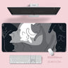 Cute Cat Large Mouse Pad 100x50cm Big Computer Pink Mousepads Gaming Mousepad Big Keyboard Mat Gamer Mouse Pads Desk Mats