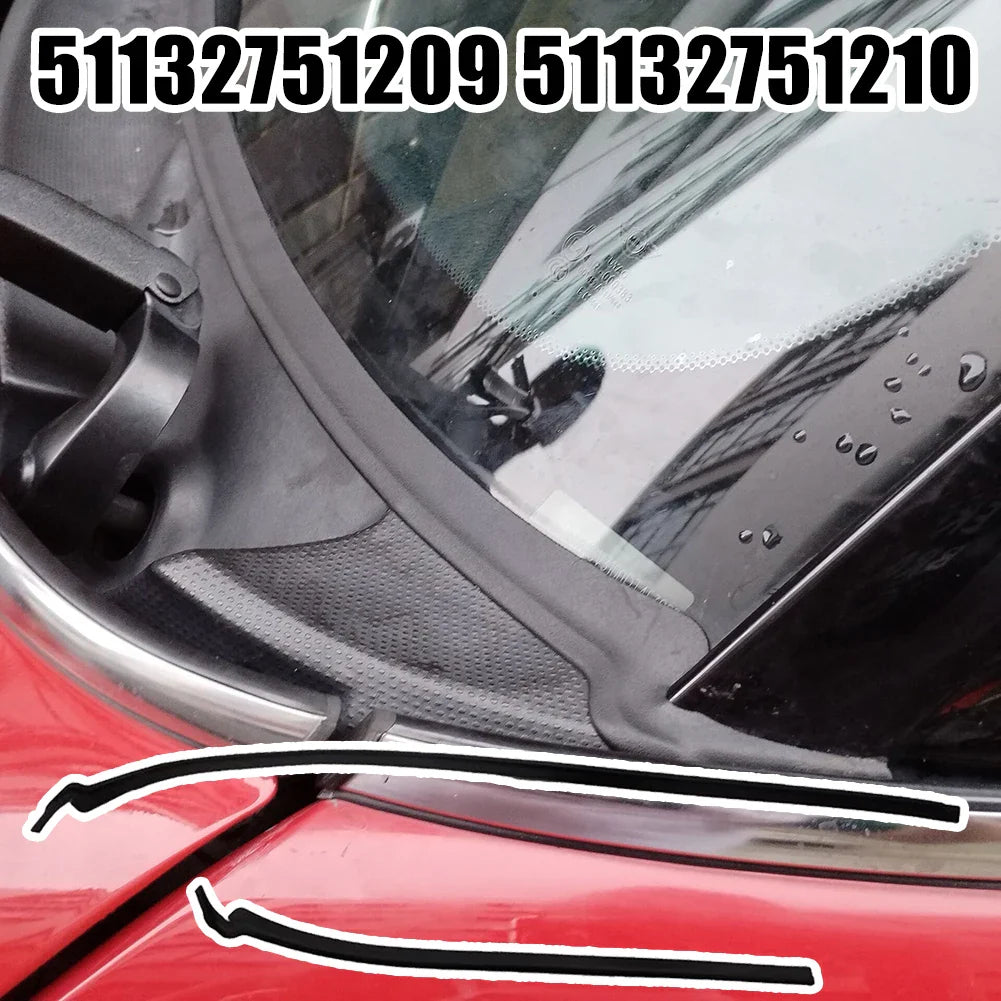 Car Windshield Wiper Cowl Rubber Seal For BMW For MINI R55-R57 51132751209 51132751210 Car Accessories